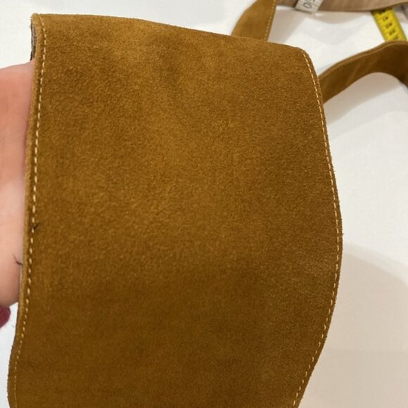 Corset Wide Belt Tan Suede 92’ long - Picture 9 of 9